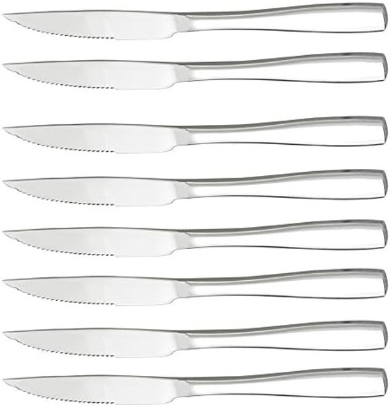 8-Piece Stainless Steel Steak Knives For Chefs Commercial Kitchen 8-Piece Stainless Steel Steak Knives For Chefs Commercial Kitchen
