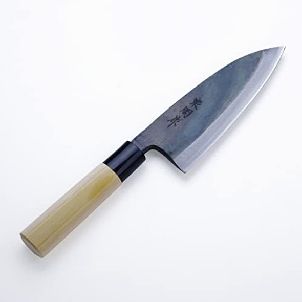 "Azumasyusaku" Deba Kurouchi (Butcher Knife) Shirogami Steel No.1 150Mm "Azumasyusaku" Deba Kurouchi (Butcher Knife) Shirogami Steel No.1 150Mm