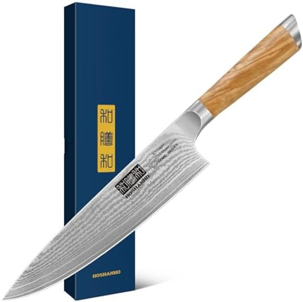 Damascus Chef Knife 8 Inch Damascus Santoku Knife 7 Inch