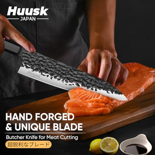Huusk Japanese Gyuto Chef Knife Japanese Kiritsuke Chef Knife