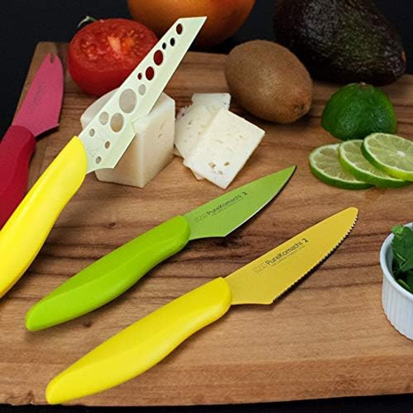 Kai Ab5068 Pure Komachi 2 3.5 Inch Green Paring Knife