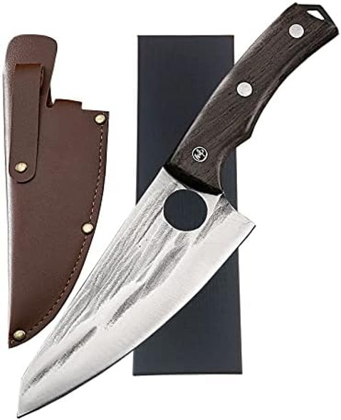 Meat Cleaver Knife 6 Inchhand Forged Boning Knife With Sheath Butcher Knives High Carbon Steel Fillet Knife Chef Knives For Kitchen Campingbbqoutdoor… Meat Cleaver Knife 6 Inchhand Forged Boning Knife With Sheath Butcher Knives High Carbon Steel Fillet Knife Chef Knives For Kitchen Campingbbqoutdoor…