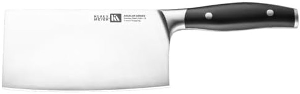 Arcelor Cleaver Knife 7 Inch Meat Cleaver Knife- German Steel Butcher Knife With Abs Ergonomic Handle Ultra Sharp And 3.7Mm Thick Blade For Home/Restaurant