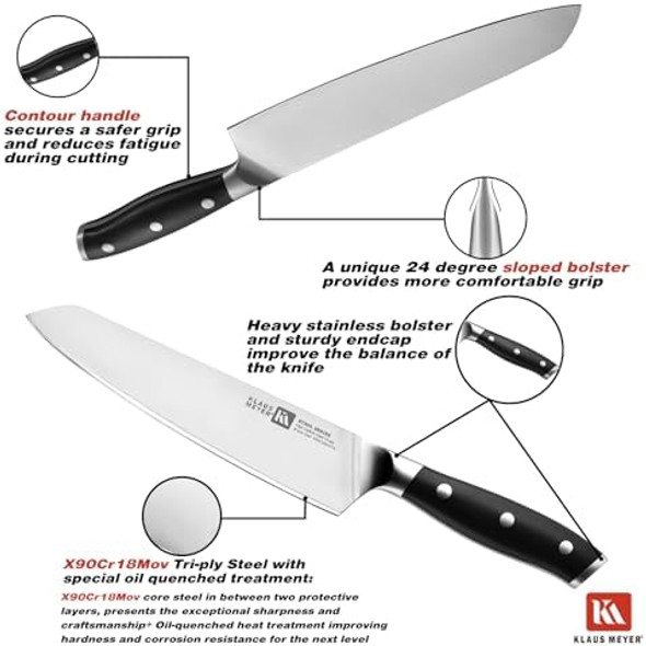 Stahl High Carbon Tri-Ply Steel 8 Inch Chef'S Knife