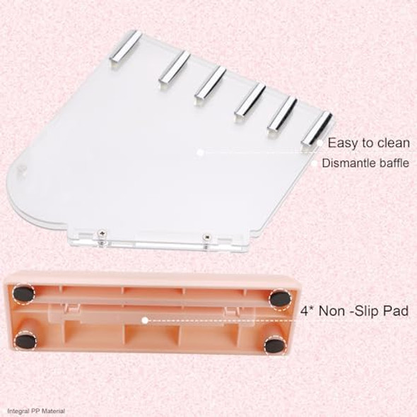 Kitchen Knife Set 9 Pieces Pink Knife Set With Universal Block Cutting Board & Sharpener High Carbon Stainless Steel Chef Knife Block Set For Home And Kitchen With Nonstick Coating