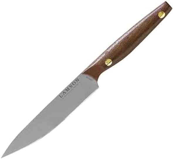 Lamson 6" Vintage Utility Knife With Walnut Handle Lamson 6" Vintage Utility Knife With Walnut Handle