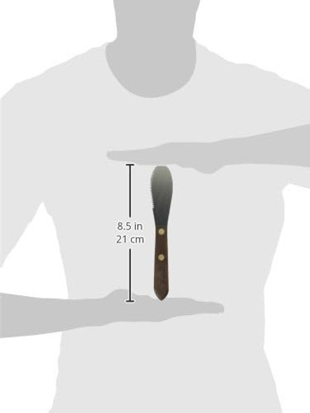 Lamson 3" Sandwich Spreader Wave Edge With Walnut Handle