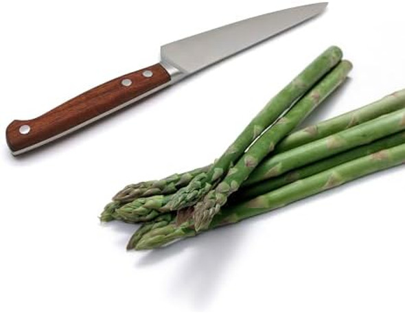 Mattstone Hill Utility Knife 5.5 Inch - Small Kitchen Compact Chef Knife Petty German Steel Wood Handle