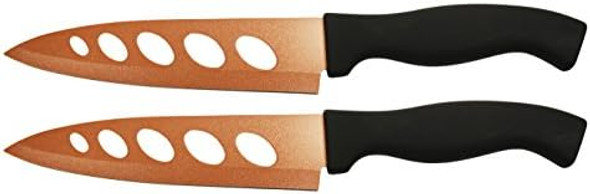 Copper Knife - 2 Pack. Never Needs Sharpening - Copper Knife Stainless Steel Stays Sharp Forever Copper Knife - 2 Pack. Never Needs Sharpening - Copper Knife Stainless Steel Stays Sharp Forever