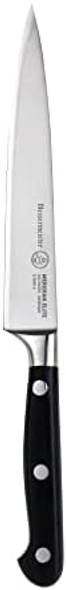 Messermeister Handcrafted Meridian Elite Stainless Steel Utility Knife Black 6-Inch
