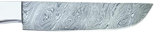 Nooraki Hk-82 Hand Forged Damascus Steel Chef Knife With Beautiful Pattern And Cowhide Sheath Multipurpose Kitchen Knives With Full Tang And Rosewood Handle For Everyday Use 12" Length
