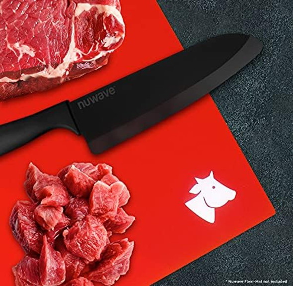 Nuwave 8-Inch Black Ceramic Chef’S Knife
