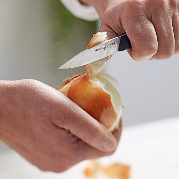 Opinel Intempora Paring Knife –Serrated High Carbon Steel Blade Easy To Handle Full Tang Construction Made In Portugal
