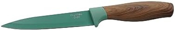 Phantom Chef 4-Piece Stainless Steel Blade Kitchen Knife Set Color Collection With Wooden Handle (Green)