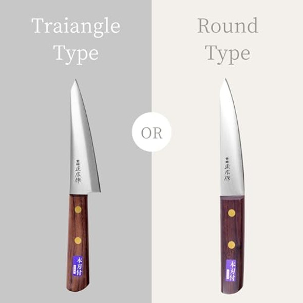 Seki Japan Masahiro Japanese Professional Boning Knife Honesuki Knifetraiangle Type 150 Mm (5.9 Inch) Japanese Carbon Steel Kitchen Cutlery Chef Knives With Rose Wood Handle