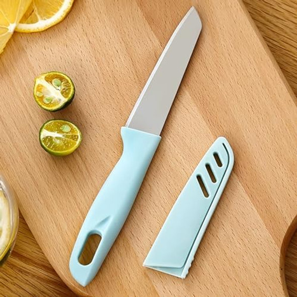 20-Piece Super Value Paring Knife Set - 10 Ultra-Sharp German Steel Fruit & Vegetable Knives With 10 Sheaths Pp Plastic Ergonomic Handle Dishwasher Safe Multi-Color Small Kitchen Peeling Knives.
