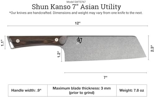 Shun Kanso 7" Asian Utility Knive