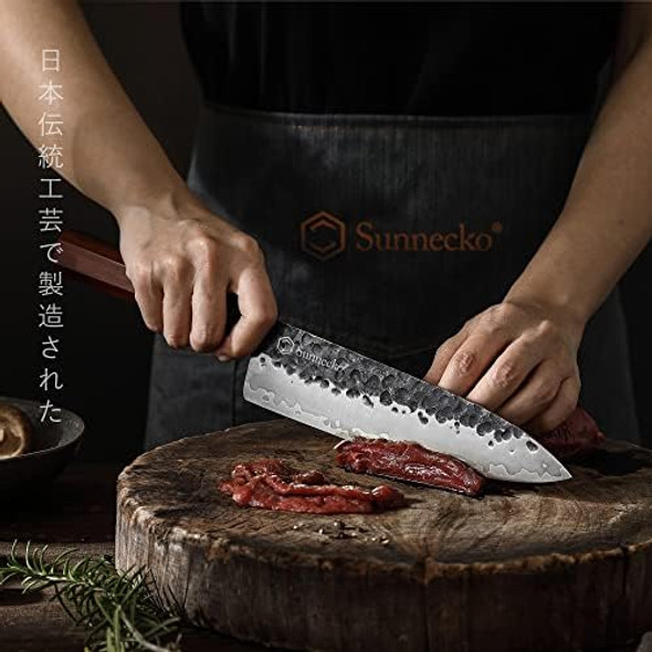 Sunnecko Japanese Chef Knife 8 Inch 5.5 Inch Paring Knife