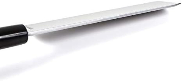 Japanese Sushi Vegetable Chef Knife Shiroko(White Stees) No.2 D-Shape Maglolia Wood Handle Edo Usuba 6.5-Inch (165Mm)