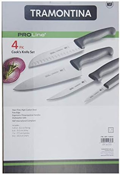 Tramontina Proline 4 Pk Cook'S Knife Set