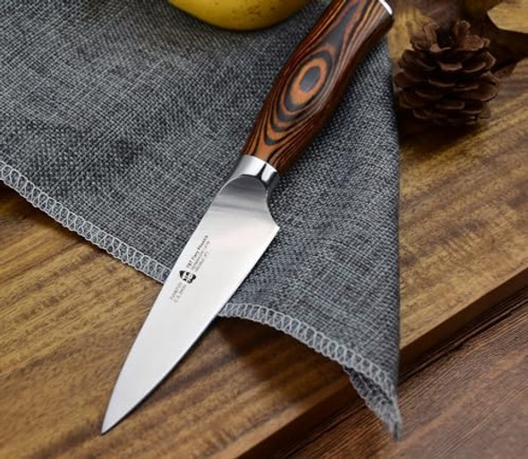 Tuo Chef Knife & Paring Knife Set High Carbon Steel Ergo Handle