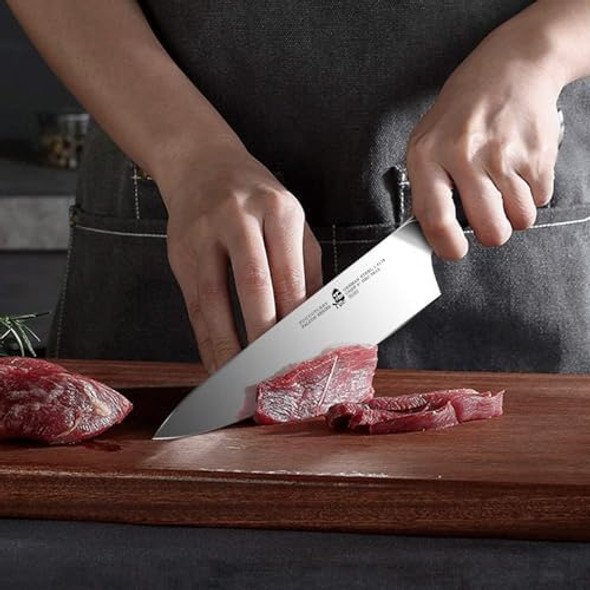 Tuo 8 Inch Chef Knife And 8 Inch Honing Rod Set