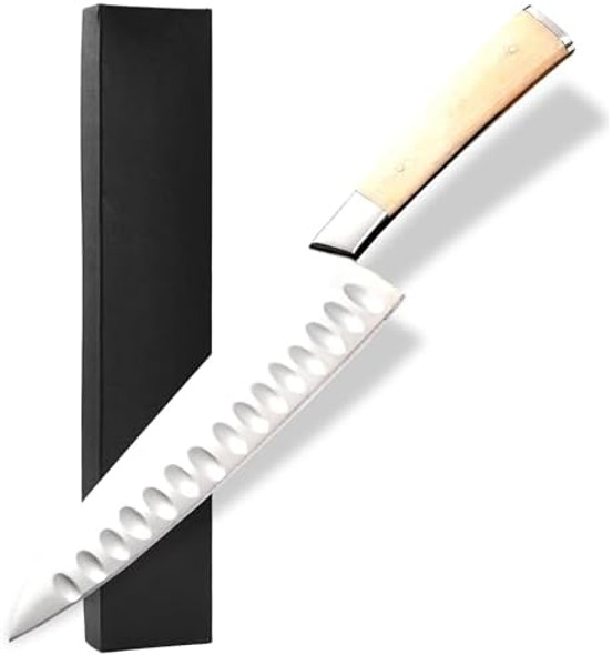 Professional Chef Knife Full Tang With Camel Bone Handle –8-Inch Blade D2 Stainless Steel Ergonomic Handle Grip And Box Professional Chef Knife Full Tang With Camel Bone Handle –8-Inch Blade D2 Stainless Steel Ergonomic Handle Grip And Box