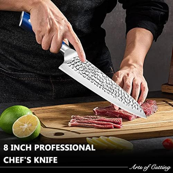 8" Super Sharp Professional Chef'S Knife In Box Premium Carbon Stainless Steel Sharp Chef Knife With Ergonomic Wooden Handle 8 Inch Pro Kitchen Knife As A Best