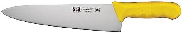 Winco 10" Commercial-Grade Chef'S Knife With German Steel Blade Yellow