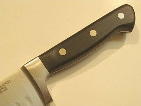 Sof-Tek 7" Santoku Knife Soft Grip Handlesilver/Black/Blue