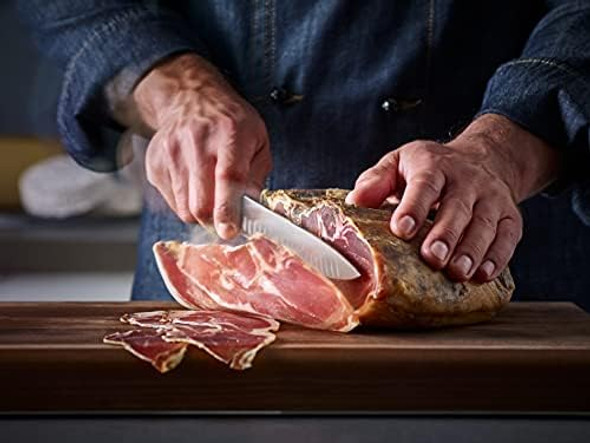 Wüsthof Classic Hollow Edge Carving Knife 8-Inch With Bonus Paring Knives Black (8854)