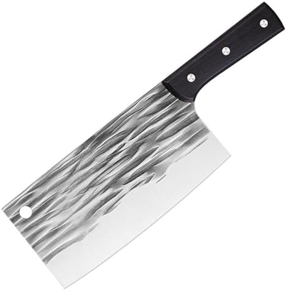 Yikangheng Professional Cleaver Chef Knife High Strength Stainless Steel 7.5 Inch Sharp Kitchen Blade With Wooden Handle (1)