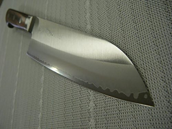 Yoshihiro Gold-Embedded Knife Hgw Series Santoku Knife 6.5In