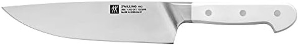 Zwilling Pro Le Blanc 8-Inch Chef'S Knife Razor-Sharp Blade White Polymer Handle Made In Germany Zwilling Pro Le Blanc 8-Inch Chef'S Knife Razor-Sharp Blade White Polymer Handle Made In Germany