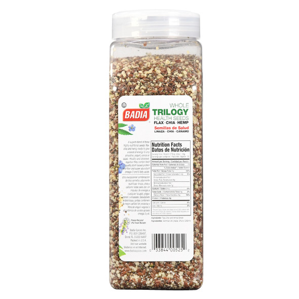 Badia Health Seeds, Trilogy, Whole Badia Health Seeds, Trilogy, Whole