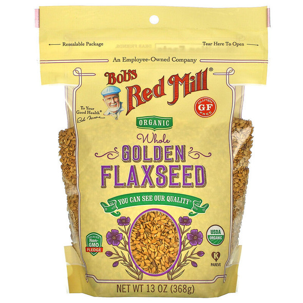 Bob's Red Mill, Whole Golden Flaxseed, (Pack of 2) Bob's Red Mill, Whole Golden Flaxseed, (Pack of 2)