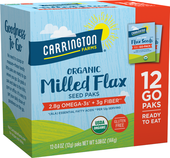 Carrington Farms Organic Flax Seed Packs Carrington Farms Organic Flax Seed Packs