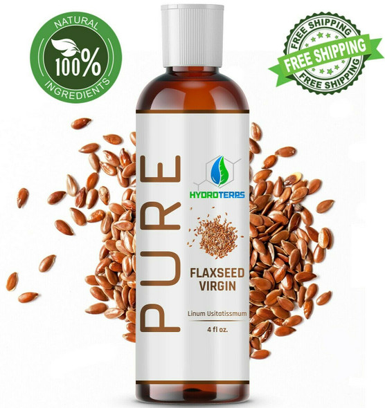 Flaxseed Oil . Cold Pressed 100% Pure Organic Flax Seed Linseed Liquid Flaxseed Oil . Cold Pressed 100% Pure Organic Flax Seed Linseed Liquid