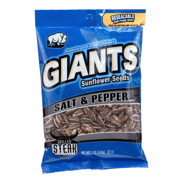 Giants Salt & Pepper Sunflower Seeds Giants Salt & Pepper Sunflower Seeds