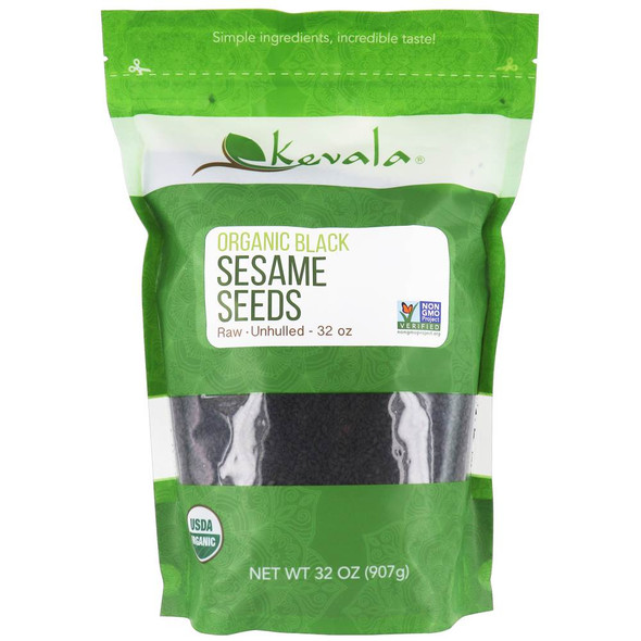 Kevala - Organic Black Sesame Seeds Kevala - Organic Black Sesame Seeds
