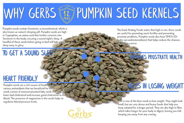 Lightly Sea Salted Pumpkin Seed Kernels by Gerbs - 4 LBS - Top 11 Food Allergen Free & Non GMO - Premium Dry Roasted Shelled Pepitas – COG Mexico Lightly Sea Salted Pumpkin Seed Kernels by Gerbs - 4 LBS - Top 11 Food Allergen Free & Non GMO - Premium Dry Roasted Shelled Pepitas – COG Mexico