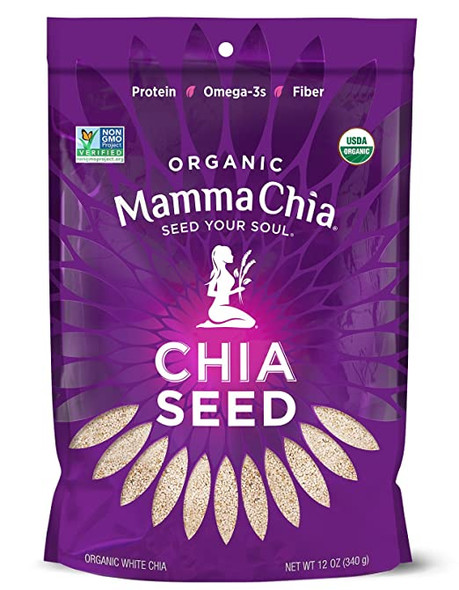 Mamma Chia Organic Seeds, White Chia Seeds (Pack of 1) Mamma Chia Organic Seeds, White Chia Seeds (Pack of 1)
