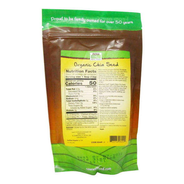 Now Foods Organic Chia Seed (340 G) Now Foods Organic Chia Seed (340 G)