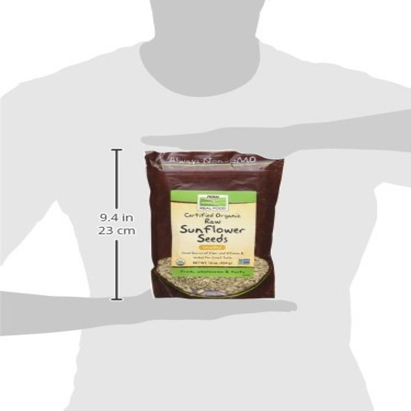 NOW Foods Organic Raw Sunflower Seeds NOW Foods Organic Raw Sunflower Seeds