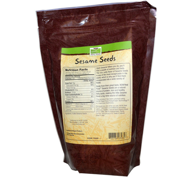 Now Foods Sesame Seeds Hulled Now Foods Sesame Seeds Hulled