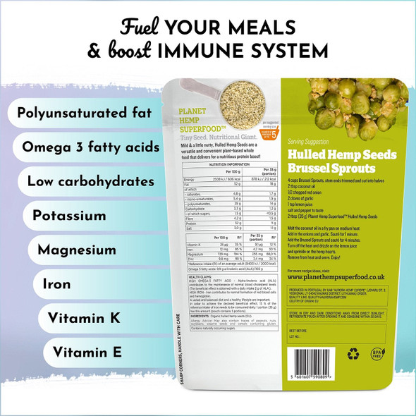 Organic Shelled Hemp Seeds - Vegan Omega 3, Keto Diet, Gluten Free Organic Shelled Hemp Seeds - Vegan Omega 3, Keto Diet, Gluten Free