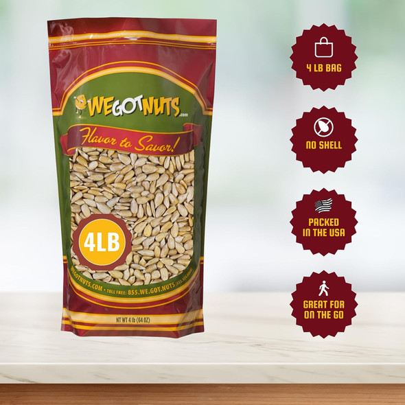 We Got Nuts Sunflower Seeds Roasted & Unsalted (No Shell)