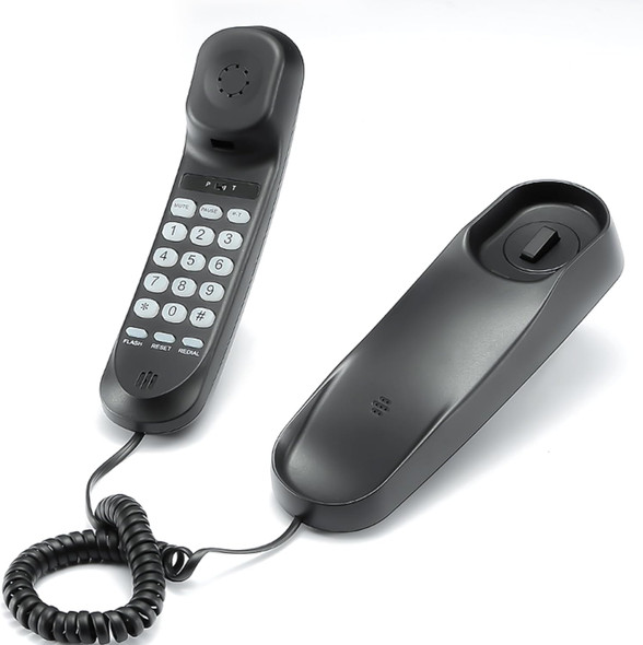 Corded Phone for Home, Durable landline Phone with Large Buttons for Seniors, Versatile Mini Phone for The Home, Office, and More (Black) Corded Phone for Home, Durable landline Phone with Large Buttons for Seniors, Versatile Mini Phone for The Home, Office, and More (Black)