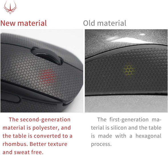 Hotline Games 2.0 Anti Slip Mouse Grip Tape Compatible With Logitech G900 / G903 Gaming Mouse Skins,Sweat Resistant,Cut to Fit,Easy to Apply,Professional Mice Upgrade