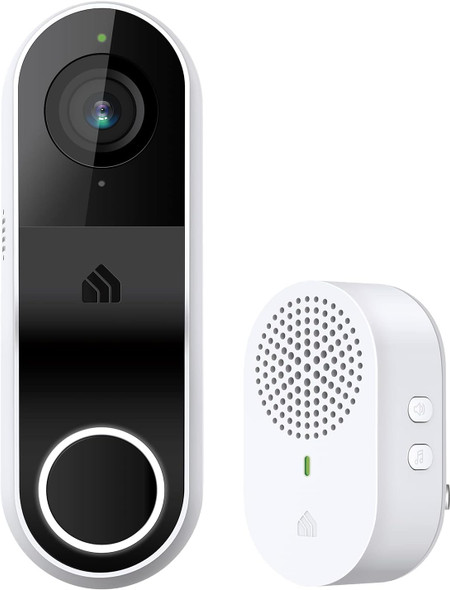 Kasa Smart Video Doorbell Camera Hardwired w/ Chime, 2K Resolution, Always-on Power, Night Vision, 2-Way Audio, Real-Time Notification, Cloud & SD Card Storage, Works w/ Alexa & Google Home (KD110) Kasa Smart Video Doorbell Camera Hardwired w/ Chime, 2K Resolution, Always-on Power, Night Vision, 2-Way Audio, Real-Time Notification, Cloud & SD Card Storage, Works w/ Alexa & Google Home (KD110)